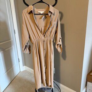 Khaki NWT Dress Monteau XS